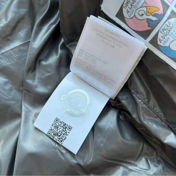 Moncler Shiny Black Puffer Vest - Picture 6 of 9